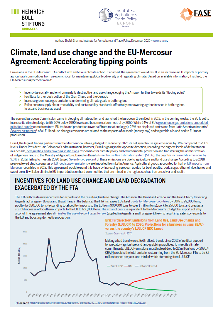 Factsheets: The EU-Mercosur Free Trade Agreement | Heinrich Böll ...